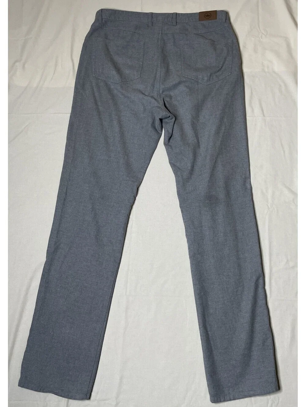 Peter Millar Crown Mountainside Flannel Pants Mens Sz 38L (tall) Gray 5 Pockets